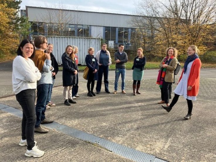 Group photo of the SynCom team at FZJ