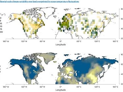 Is internal climate variability a relevant contribution to centennial to millenial (land) temperature variations?