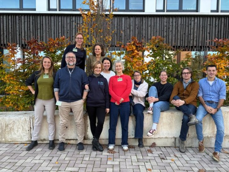 Group photo of the SynCom team at FZJ